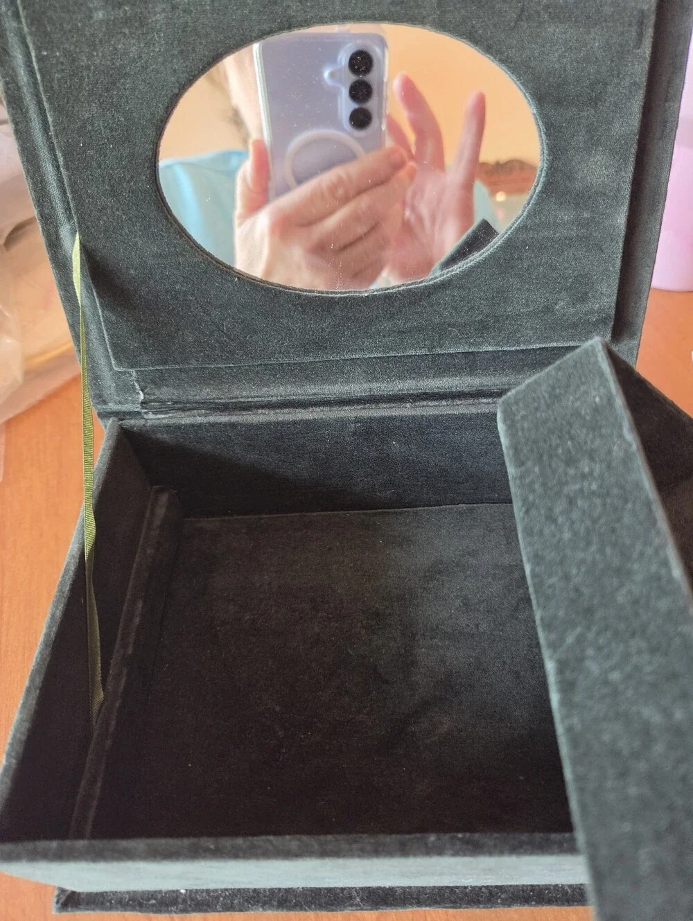 Vintage Velvet Jewelry Box